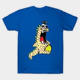 yellow Dinosaur of Love 2 T-Shirt